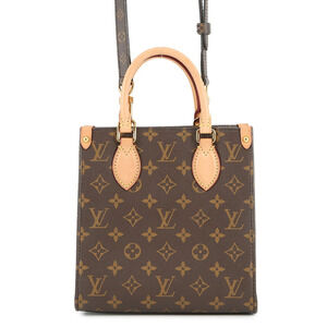 Louis Vuitton Monogram Sac Plat Handbag Shoulder